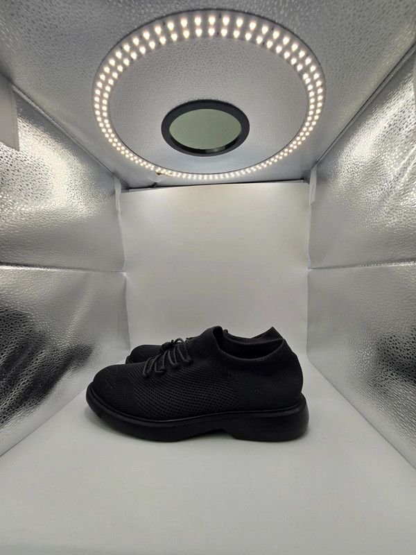 DUCLUS Light Box Photography 40cm / 16" x 16'', Portable Photo Booth Box with Adjustable 160 LED Lights & 8 Photo Backdrops for Product Photography