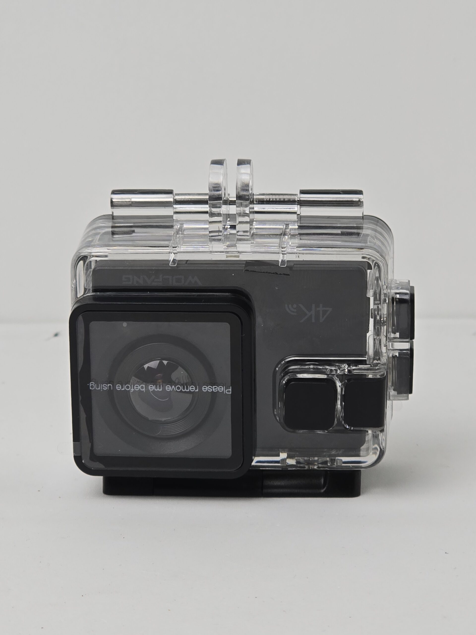 WOLFANG Action Camera 4K 20MP GA100, Waterproof 40M Underwater Camera for Snorkeling, EIS Stabilization WiFi 170° Wide Angle Helmet Camera for Vlogging with External Microphone, Remote Control