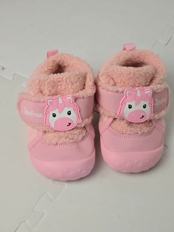 Baby Toodler Winter Boots Cute Girls Unicorn Shoes