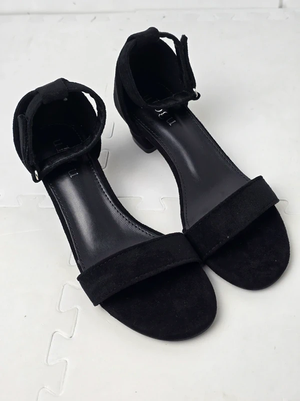 Womens Open Toe Classic Low Heels Elegant Shoes