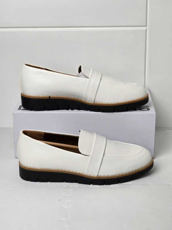 Women Loafers Slip On Fashion Moccasins Wokr Dress Shoes