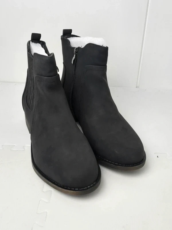 Women Ankle Boots Wide Width Zip