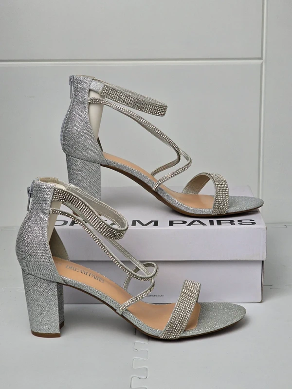 Womens Heels Chunk Low Heel Pump Sandal Ankle Strappy Dress Shoe