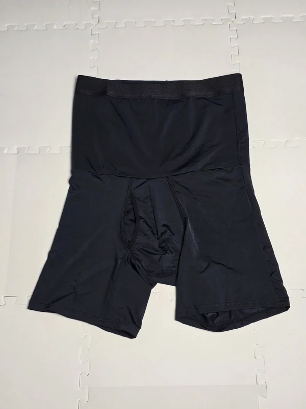 L | Mens Boxers Black Slimming High Waisted Tummy Control Shapewear Pants