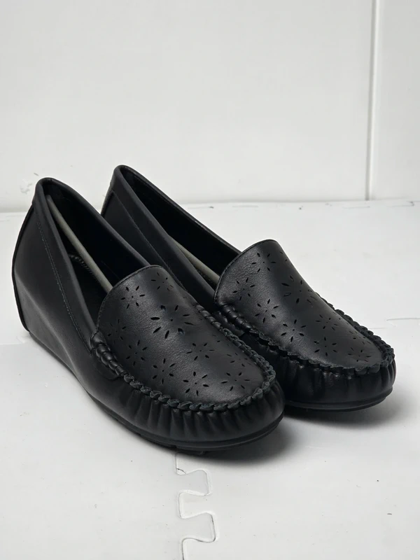 Womens Loafers Wedge Comfort Shoes | Slip on Moccasins