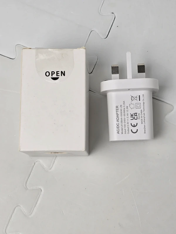 5V USB Charger UK Plug USB-A for Phone Tablet Speakers