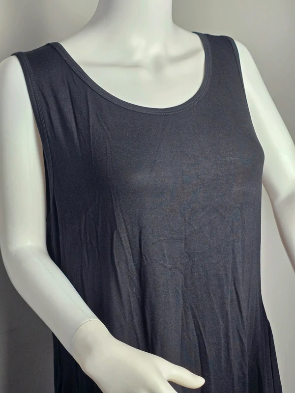 L | Ladies' Summer Sleeveless Loose Swing Casual Dresses