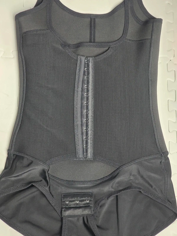 S | Womens Waist Trainer Bodysuit Shapewear Firm Tummy Control