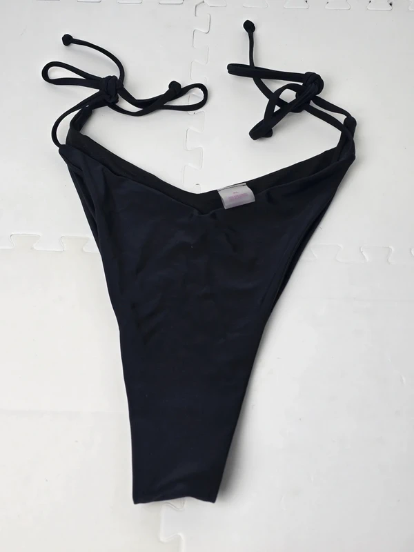XL Bikini Bottoms Underwear Black