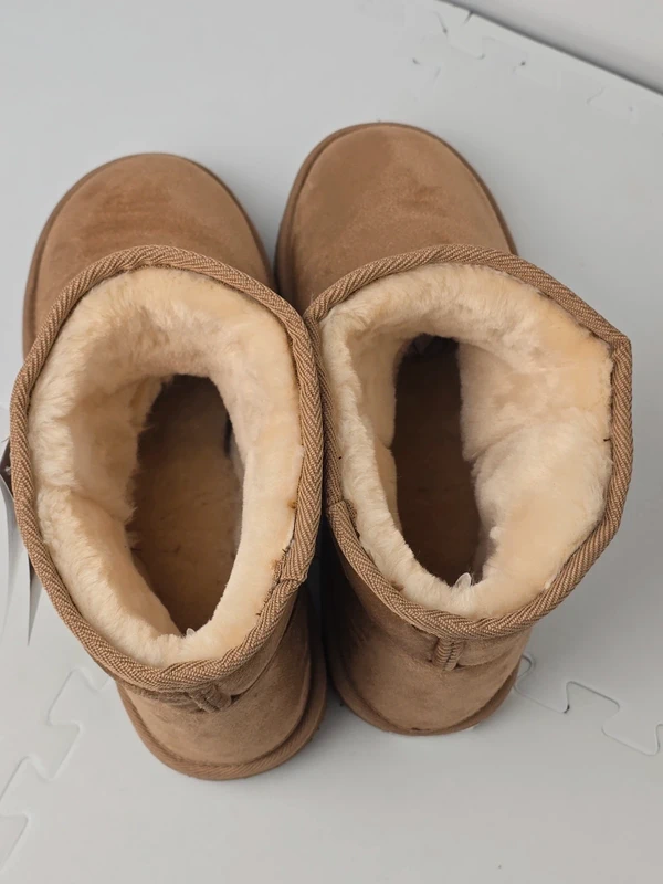 Zizor Women's Fuzzy Bootie Slippers with Memory Foam, Ladies Indoor Outdoor House Shoes